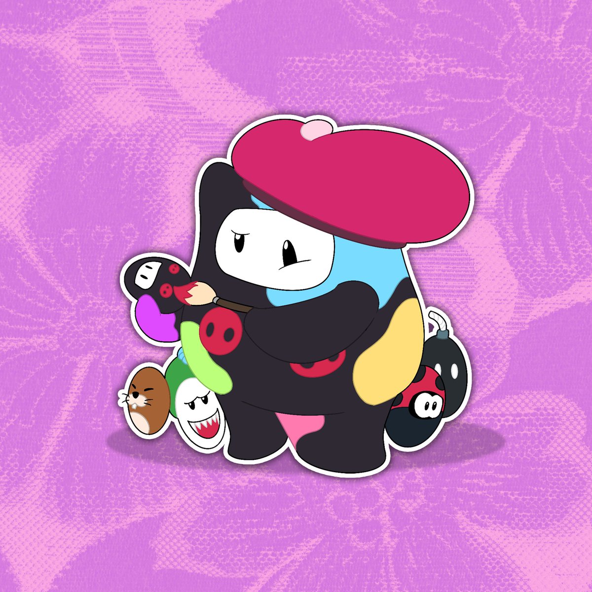 Water_Shorts's tweet photo. Happy Easter!!

Have a Ninji who's painting eggs!
#Ninji #art #Mario https://t.co/xVq7p4xwx4