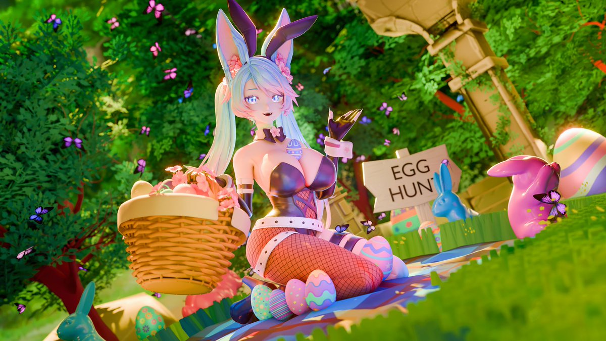 _Silvervale_'s tweet image. Happy Easter!

Will you go egg hunting with me? 🐣💕
