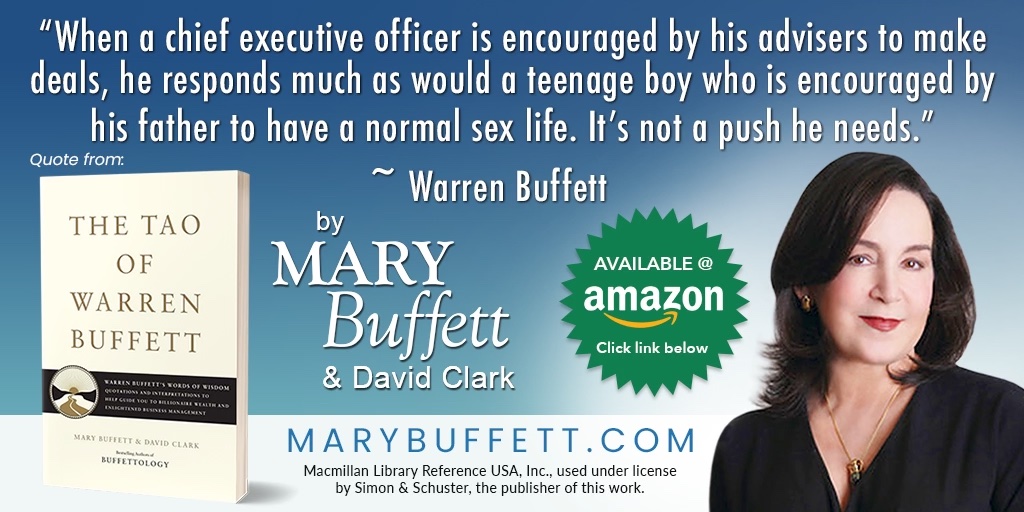 Mary Buffett tweet media