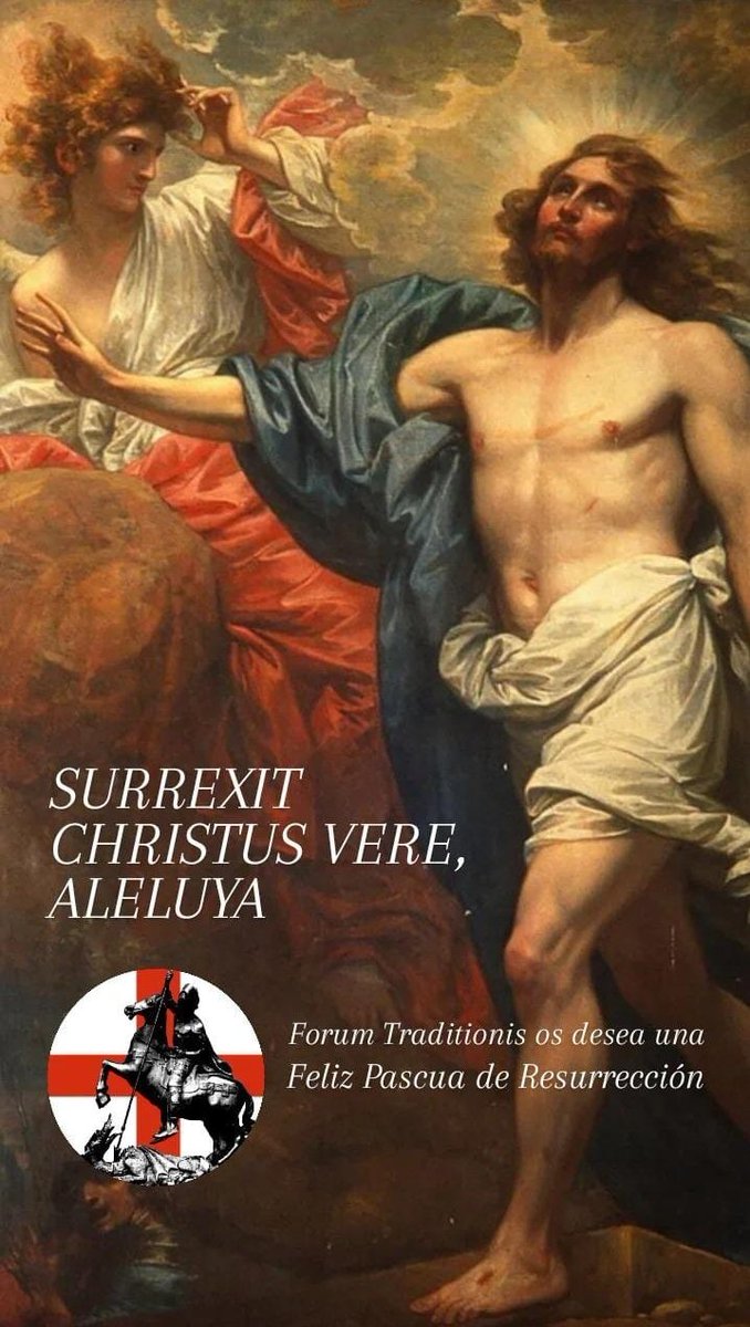 FTraditionis's tweet photo. Desde Forum Traditionis os deseamos una feliz Pascua de Resurrección.
Christus vincit, Christus regnat, Christus imperat https://t.co/x2RcssNsVy