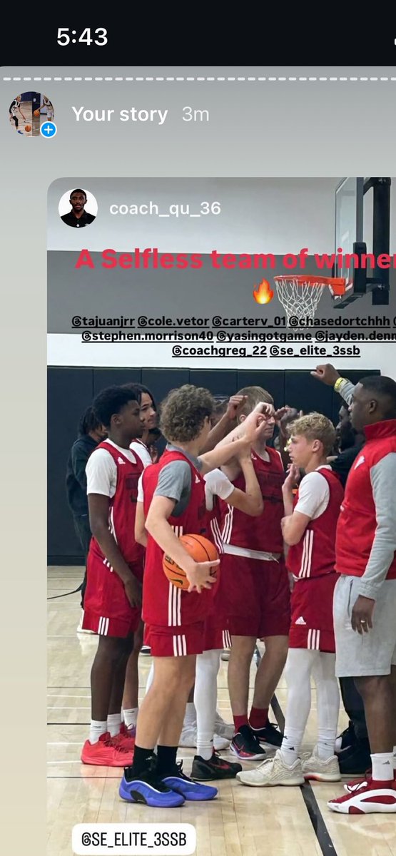 Couldn’t agree more Coach Qu, it’s why the team is successful…
We before Me!
