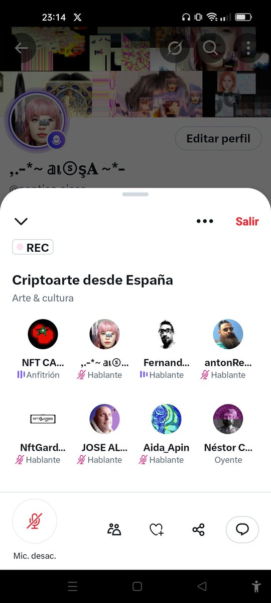 Gracias a tod+s por los lindos deseos y por la canción de feliz cumpleaños en el space <a href="/nftcanarias/">NFT CANARIAS</a>✨💜🎂 <a href="/chr5art/">Chr5 - Charlie Five</a> <a href="/ferjerez3d/">Fernando Jerez</a> <a href="/antonReina/">antonReina)))</a> <a href="/NftgardenArt/">NftGardenArt - CollectiMiner</a> <a href="/aida_apin/">Aida_Apin</a> <a href="/NstorCanoWorld/">Néstor Cano 2FotosCollage</a> <a href="/uveefecece/">...- ..-. -.-. -.-.</a> <a href="/ALGUERPINTOR/">JOSE ALGUER</a>