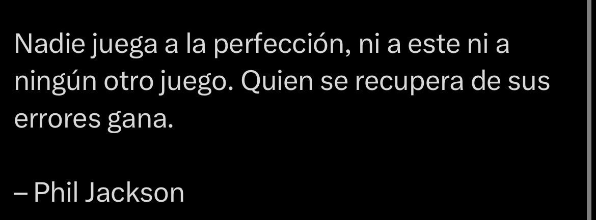 La perfección no existe, la búsqueda es de la excelencia.