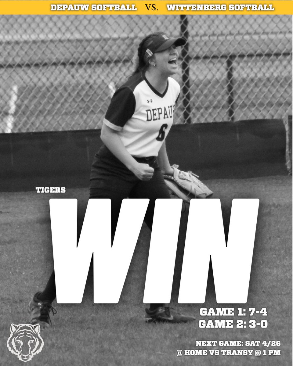 Weekend Recap! 🎾Both Men’s and Women’s @depauwtennis teams swept Hanover and Ohio Wesleyan 7-0. 🥎The @depauwsoftball team swept Wittenberg 7-4; 3-0. #d3tennis #d3softball