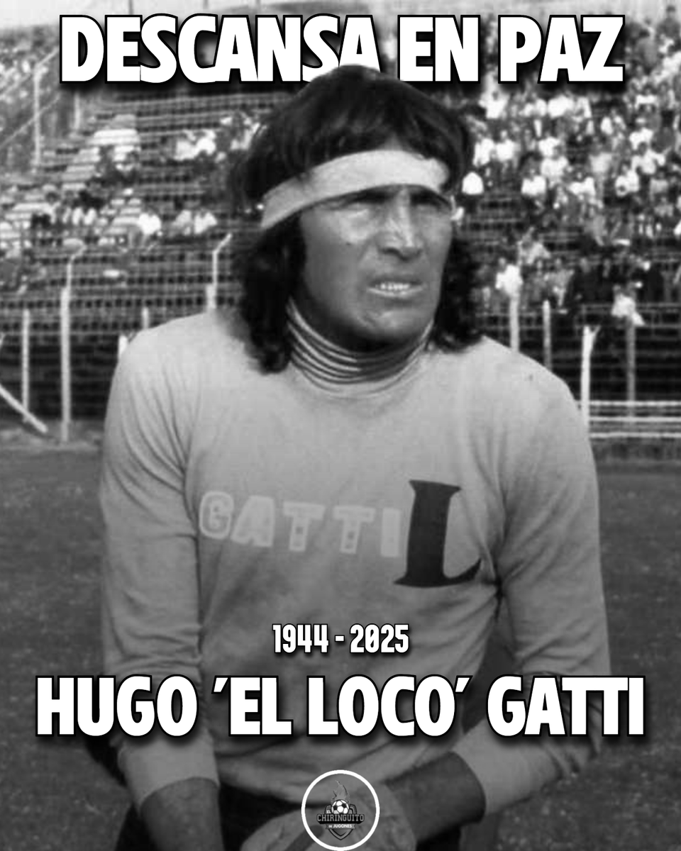 El Chiringuito TV (@elchiringuitotv) on Twitter photo 🖤 SIEMPRE EN NUESTROS CORAZONES, 'LOCO'.
💫 Ha fallecido Hugo Gatti, leyenda del fútbol y de <a href="/elchiringuitotv/">El Chiringuito TV</a>.
🫂 Hasta siempre, Loco. Descansa en paz. 🖤 SIEMPRE EN NUESTROS CORAZONES, 'LOCO'.
💫 Ha fallecido Hugo Gatti, leyenda del fútbol y de <a href="/elchiringuitotv/">El Chiringuito TV</a>.
🫂 Hasta siempre, Loco. Descansa en paz.