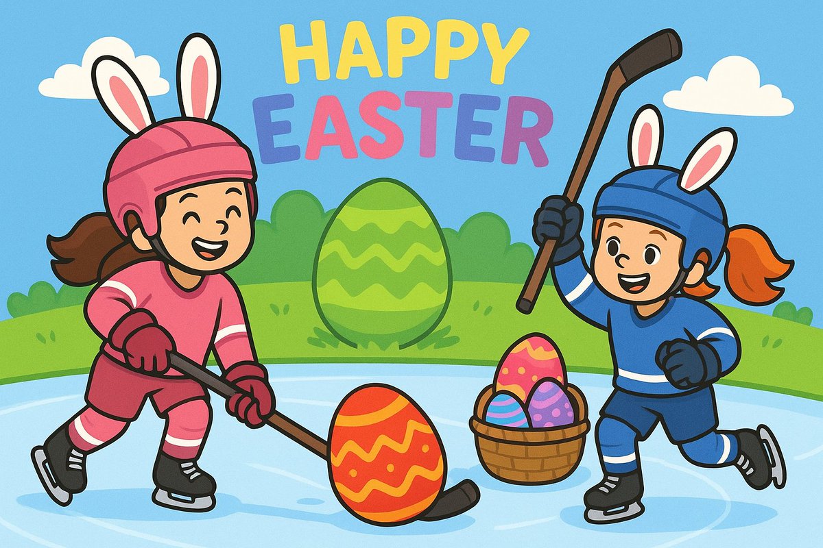 Wishing everyone a wonderful Easter! 🐣💜 #WomensHockeyLife #HappyEaster