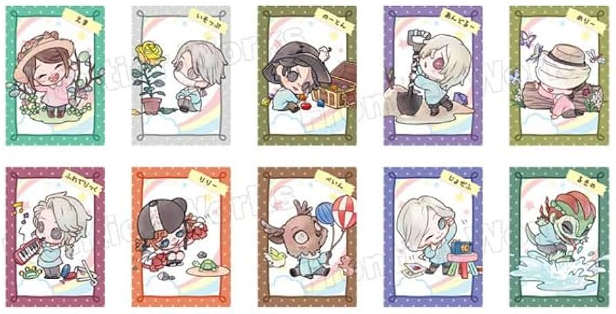 dailyaesdrew's tweet photo. Identity V Kindergarten Trading Cards https://t.co/eHElJS4O1M