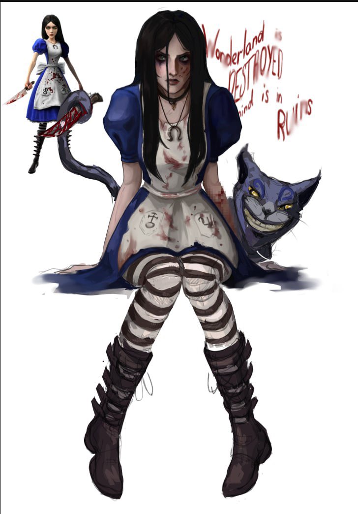 llucifffr's tweet photo. And unfinished Alice #AliceMadnessReturns #aliceliddel https://t.co/EmC3RcRG2a