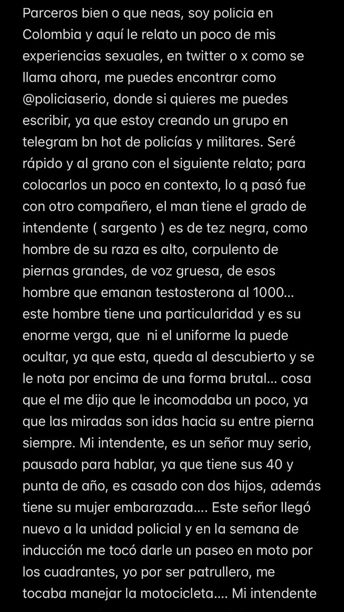 CuentosMorbosos's tweet photo. El sargento negro, confesión morbosa de @policiaserio https://t.co/yY18DWd32P