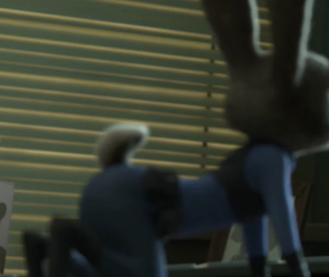 DailyJudyB's tweet image. Some real bunny behind #zootopia #judyhopps