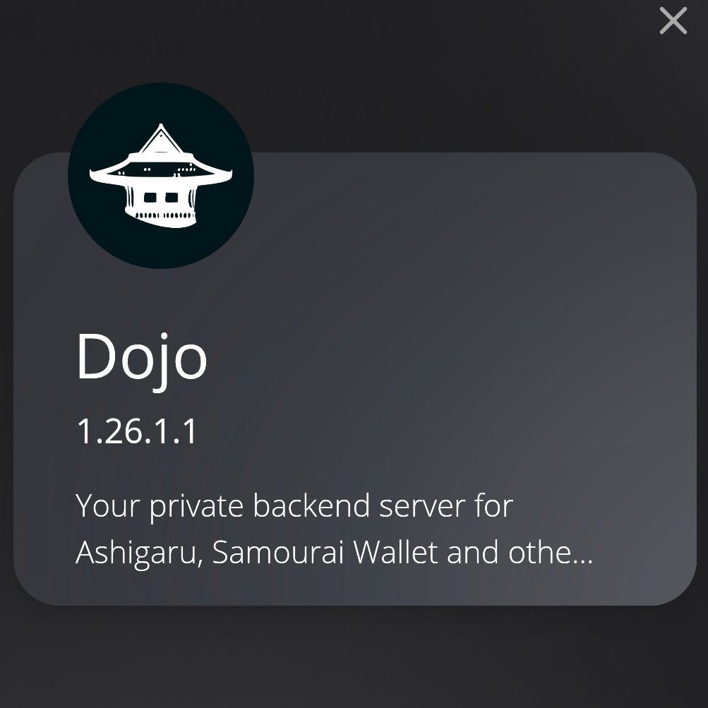 Some may already know, but Dojo has moved from the Community Beta Marketplace to the Community Marketplace on <a href="/start9labs/">Start9</a>.

Thanks to Lucy, <a href="/_MattHill_/">Matt Hill</a>, <a href="/The_Cryptosquid/">Cryptosquid</a> and Stuart for all of their help and recommendations during this period in Beta.