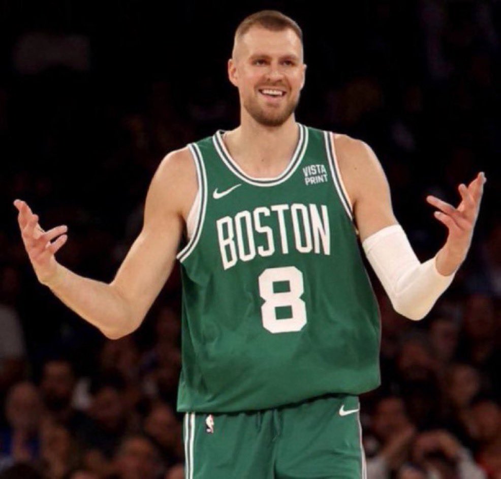 AlexCaruso's tweet photo. Kristaps Porzingis Under 7.5 Rebounds✅

❤️ if you tailed.

Blowout helped with Porzingis hurt us with Brown

2 more plays in the last two games those are my two favorite today🤝 https://t.co/OUO90IWhGQ