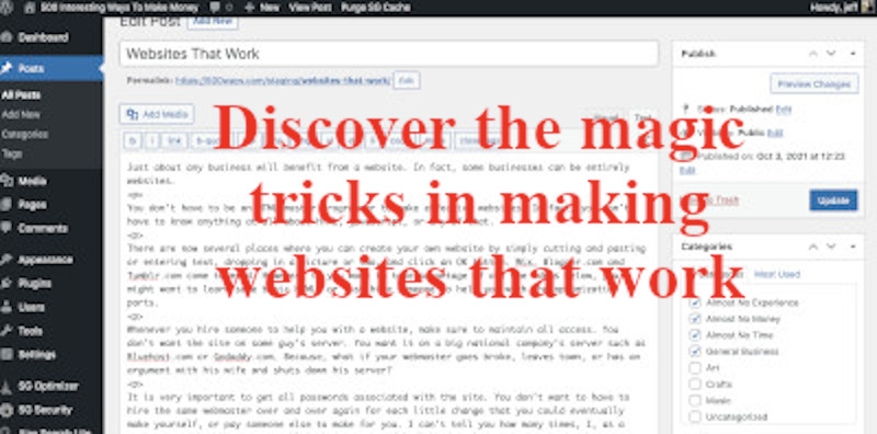 500wayscom's tweet image. Discover some magic tricks in making websites that work at newbizideas.com/websites -  Like everything at NewBizIdeas, the information is free and complete. (#makeMoney, #webmaster, #webmastering, #websites, #websiteCreation, #businessMagic, #SMM, #socialMediaMarketing)