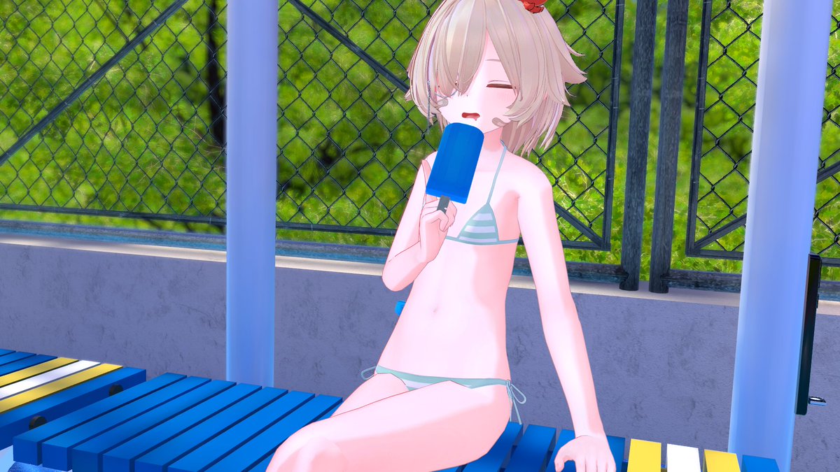 暑くなってきたのでモノクルビキニの実演をしてきました