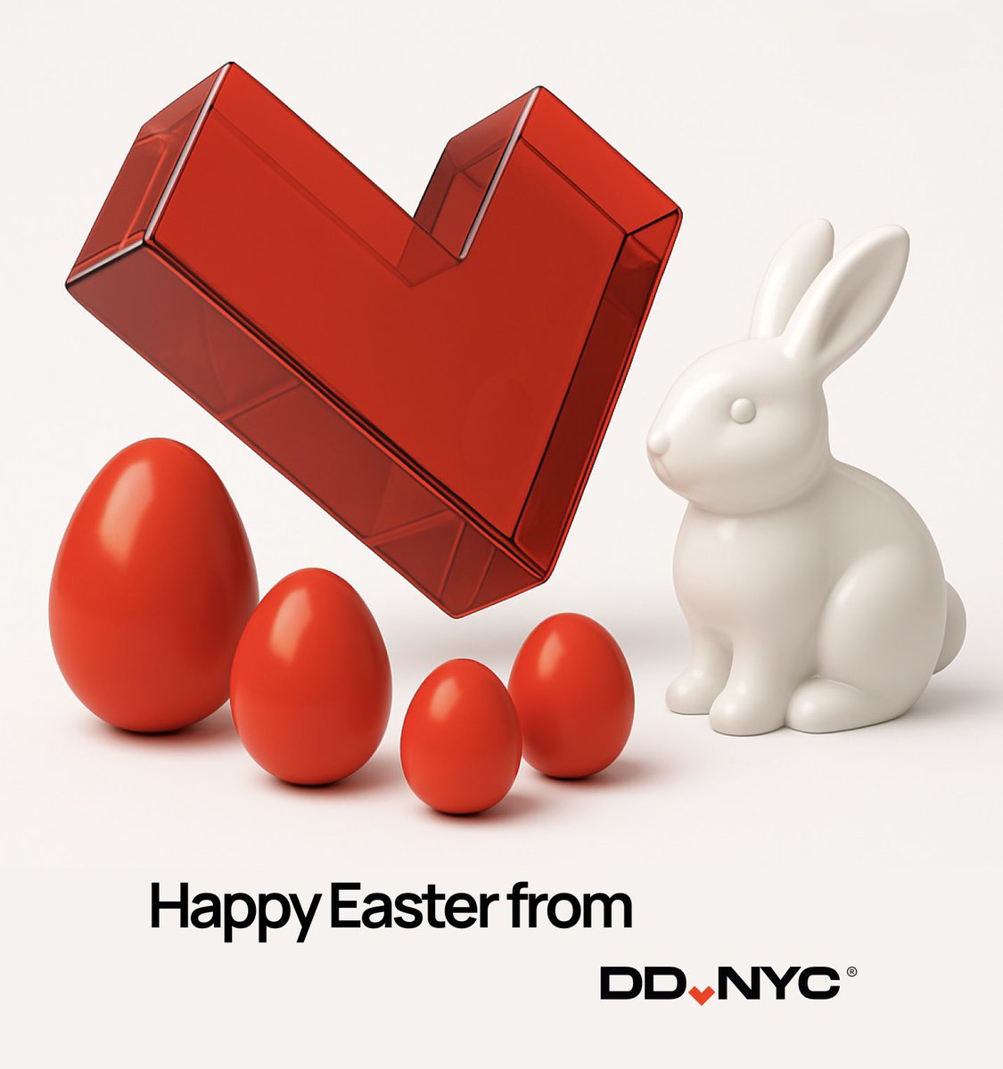 🌸 Happy Easter from DD.NYC®!
This season, we're painting Easter in bold red — the color of passion, creativity, and heart. 🐣❤️

#HappyEaster #DDNYC #DesignWithHeart #EasterVibes #CreativeSeason #BoldDesign