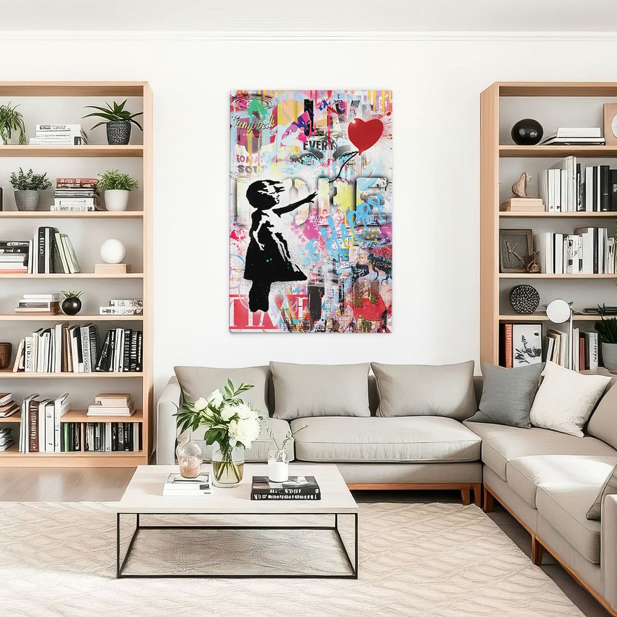 popcanvasco's tweet photo. Banksy-inspired heart balloon piece brings raw street energy into your space. Now on https://t.co/AzIedSleBe
#art #decor #banksyinspired #heartballoon #graffitiart #streetartstyle #moderncanvas #urbanvibes #popcanvasart #artforsale #boldwalls #hopeinart #colorpunch #artremix https://t.co/wQiuttdm98