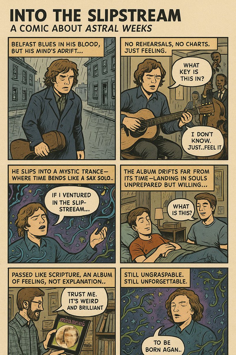 Idea 💡 Graphic novel about Van Morrison’s Astral Weeks <a href="/vanmorrison/">Van Morrison</a>
