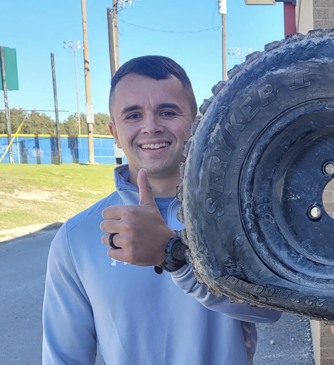 HHS_AthTraining's tweet image. It’s coach Lloyds birthday! What would we do without this hardworking Brit! Specializing in all things mechanical from ezgo to water cows he is the glue that holds the whole operation together!