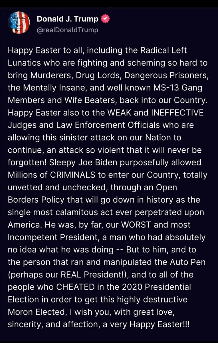 Dear Christian friends in America who support Donald Trump.

On this, one of the most significant days in the Christian calendar, a day when we remember the mercy and grace of God, I would encourage you to help the President to grasp the most basic things about the Christian