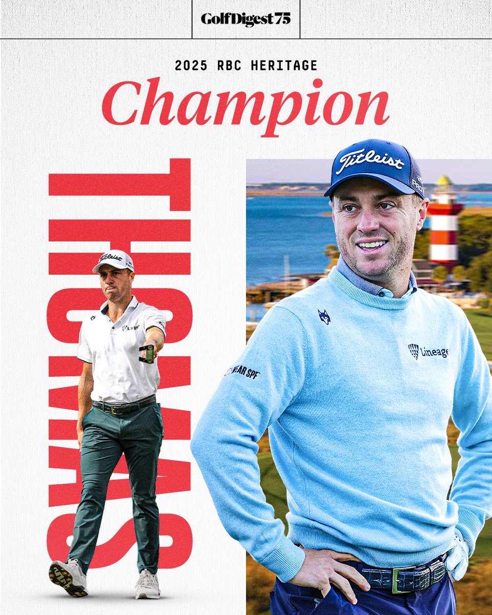 Justin Thomas is a winner on the PGA Tour for the first time since 2022!! 🏆