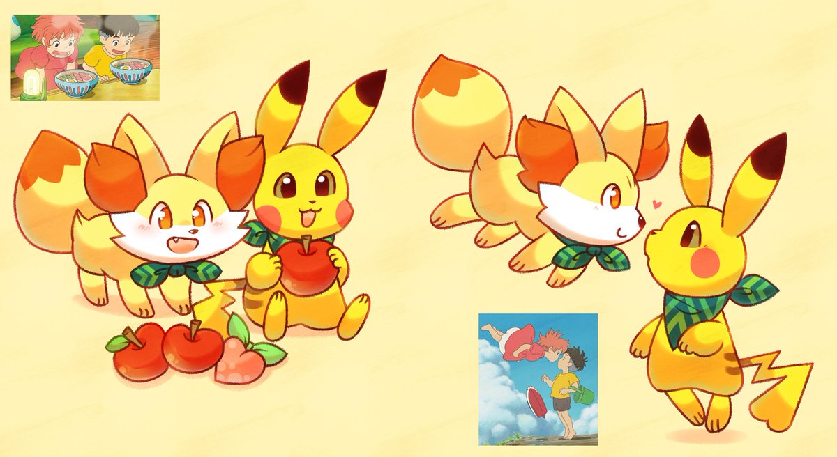 Ponyo screenshot redraws with my PSMD team 💛
#pokemonmysterydungeon #pmd