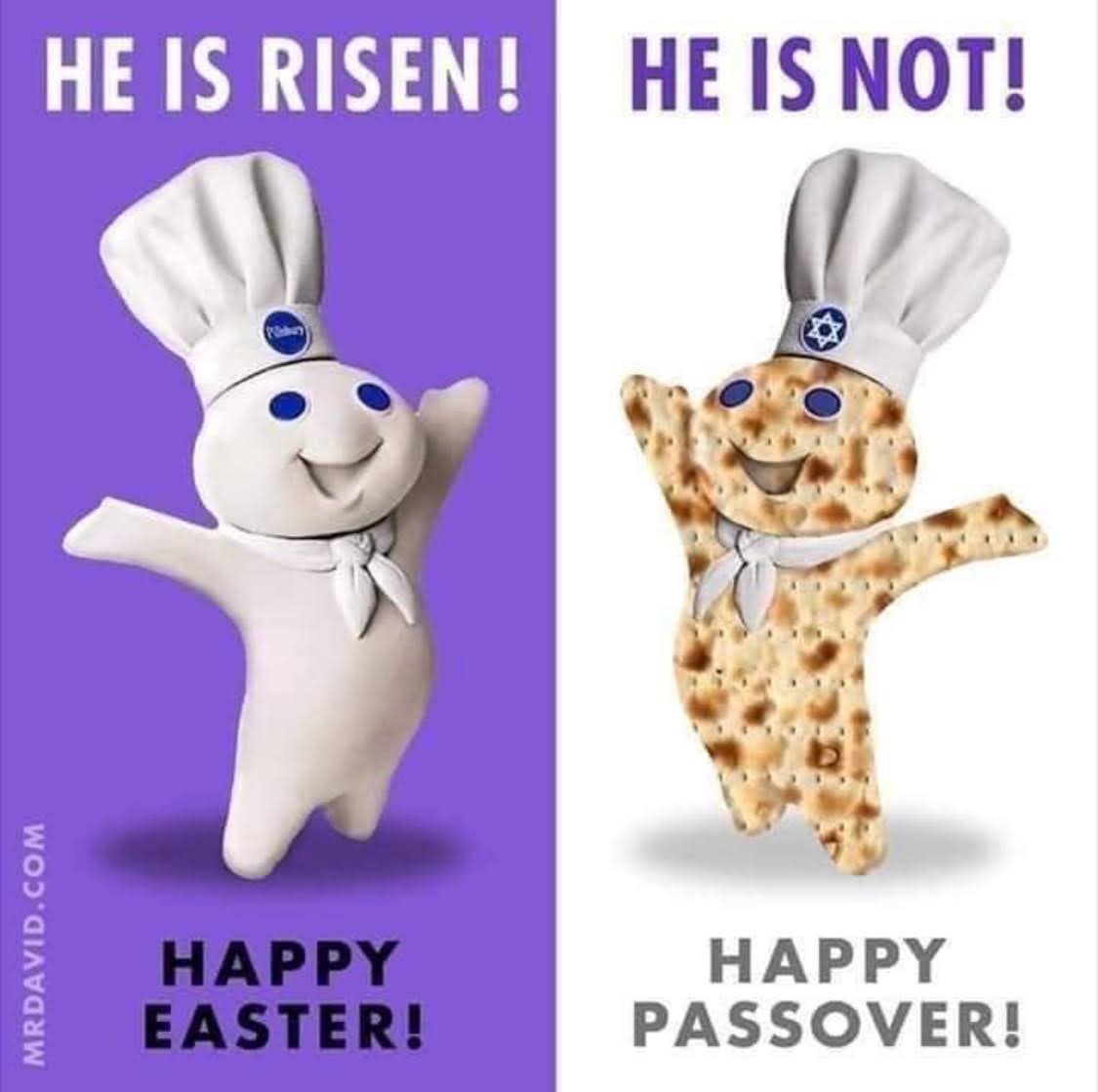 Another classic.

Chag Pesach Sameach!
 חג פֶּסַח שָׂמֵחַ