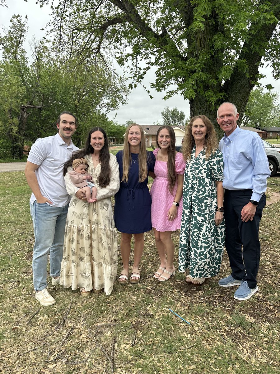 The traditional LeGrande family photo on Easter Sunday. This year we have added our beautiful bundle of joy, Ramsey Mae! #HeIsRisen #FamilyFirst