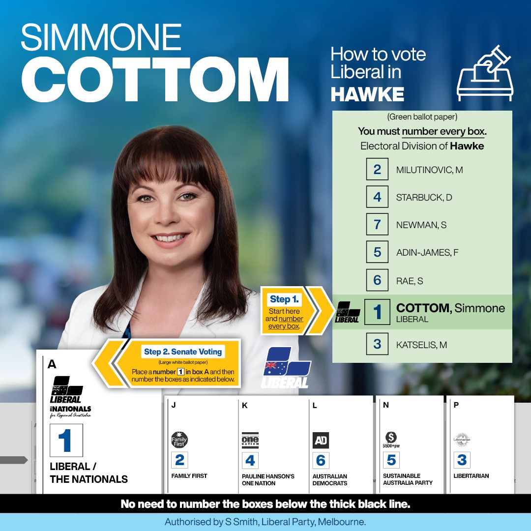 This is how I'll be voting tomorrow in my electorate.
I'll be fucked if I'm going to fuck around and risk re-electing this rotten government for another 3 years. 
Another three years listening to that whiny little Fudd voice?
Another three years of blackout Bowen and his lies and
