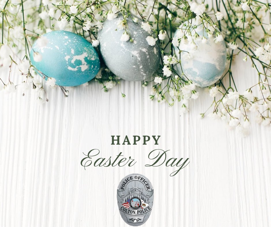 ColtonPD (@colton_pd) on Twitter photo Thereโs been an egg-streme number of candy sightings.
Weโre on the case โ but until then, have a cracking Easter from all of us at Colton PD!
#UnderYolked #CandyCrisisUnit #HoppyEaster-#coltonpd Thereโs been an egg-streme number of candy sightings.
Weโre on the case โ but until then, have a cracking Easter from all of us at Colton PD!
#UnderYolked #CandyCrisisUnit #HoppyEaster-#coltonpd