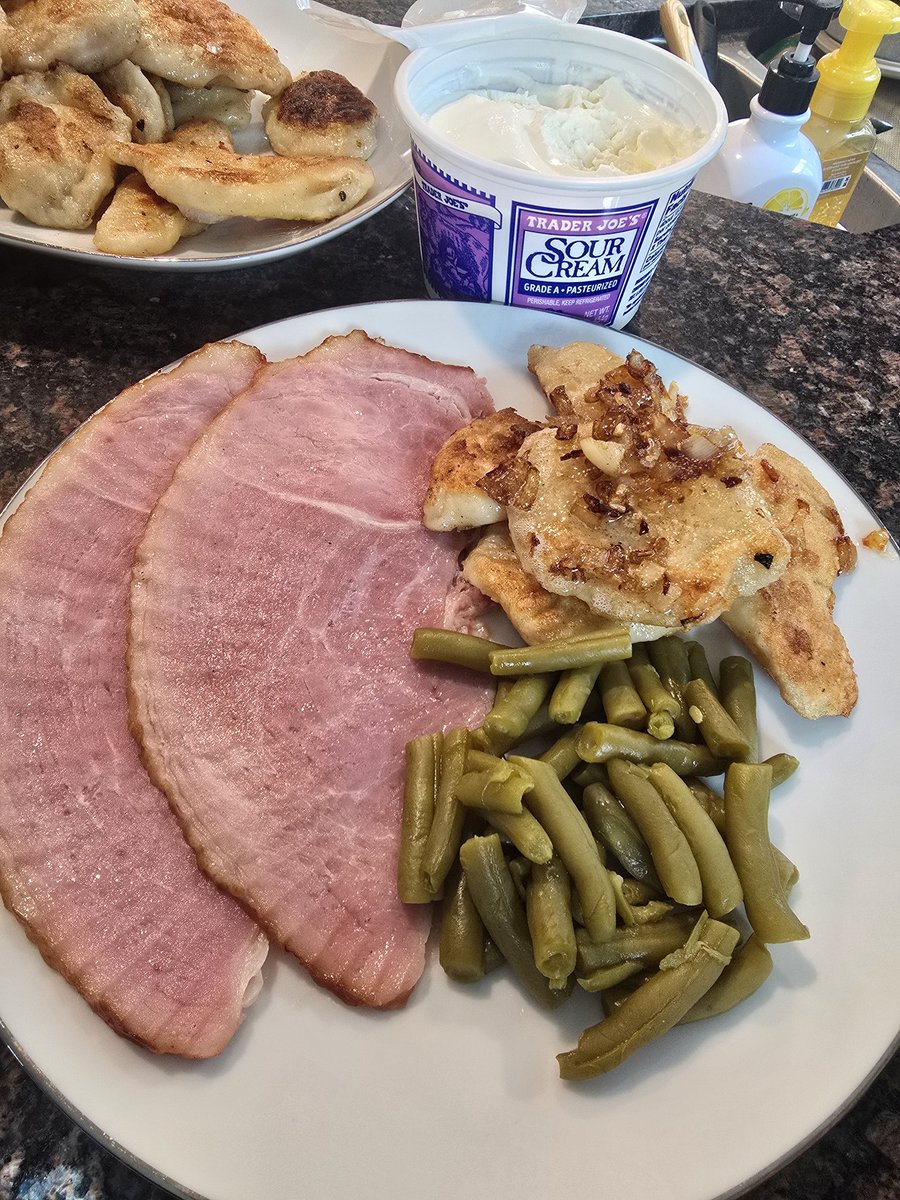 We made pierogies from scratch :3