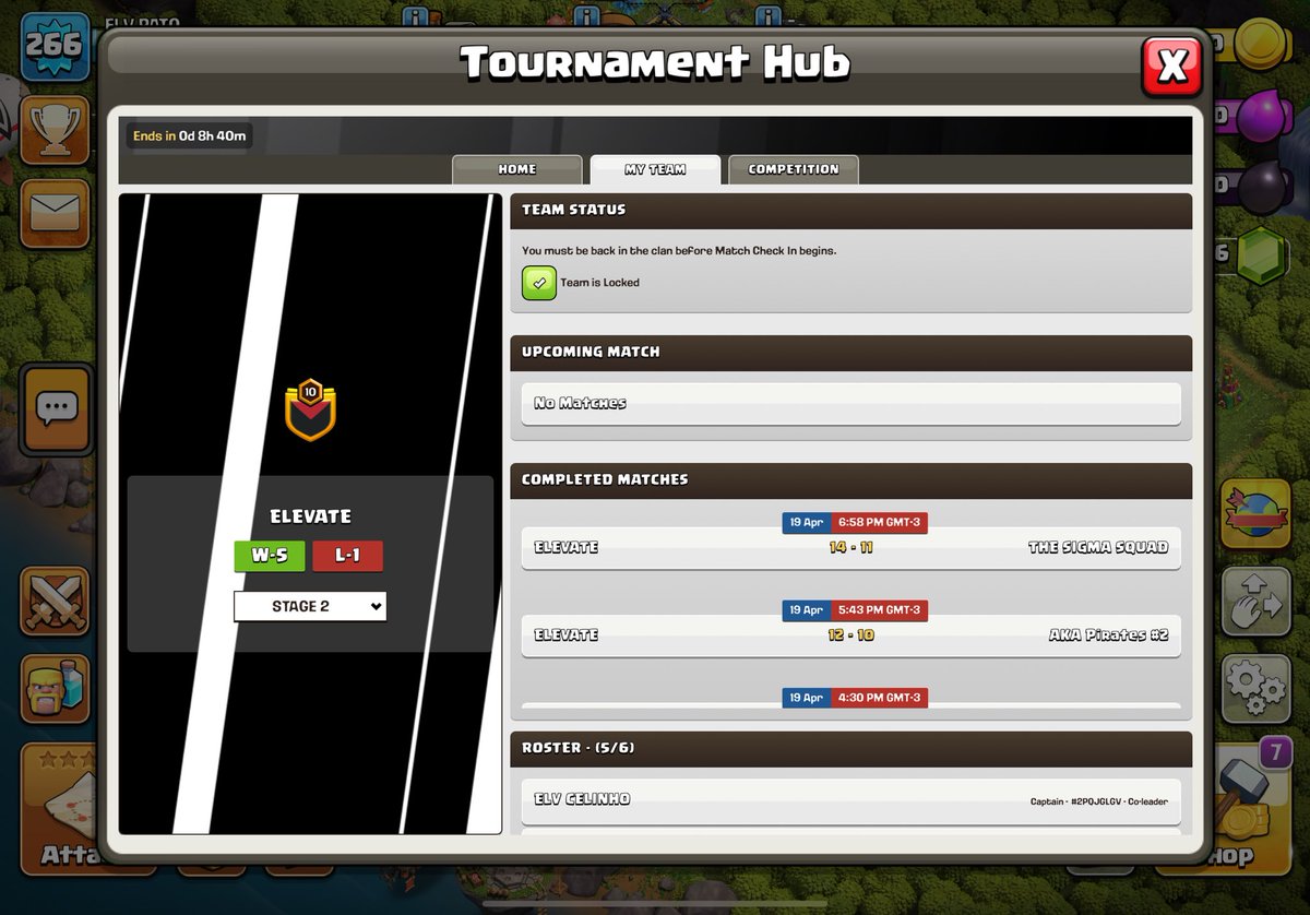 Qualified for the first monthly final ✅

Brazilian Storm 🌪️🎫