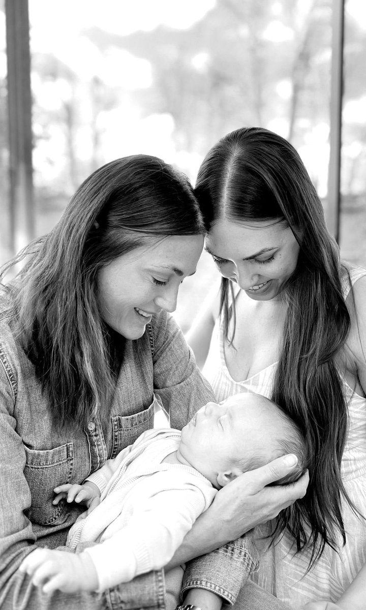 Yasmin, Amber, and baby Sacha, from Hola! magazine