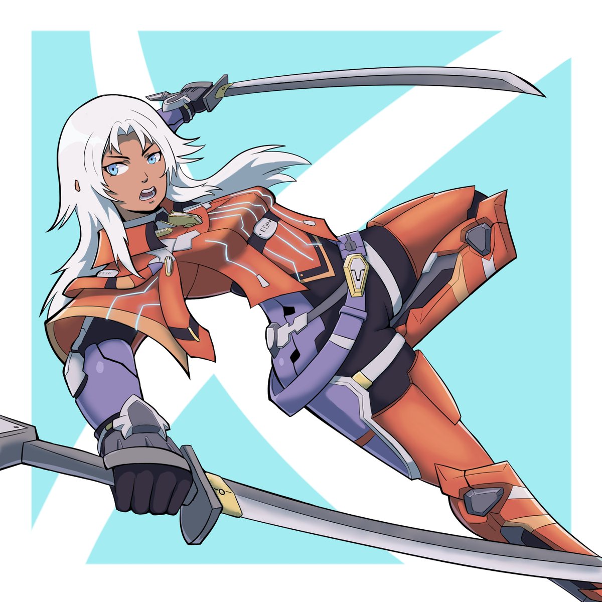 Iv been loving my time with Xenoblade X again. So i was feeling inspired, and decided to draw Elma between work.