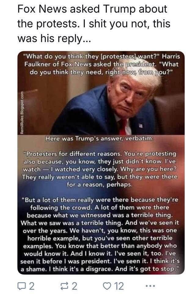 I can't live in his alternate universe.