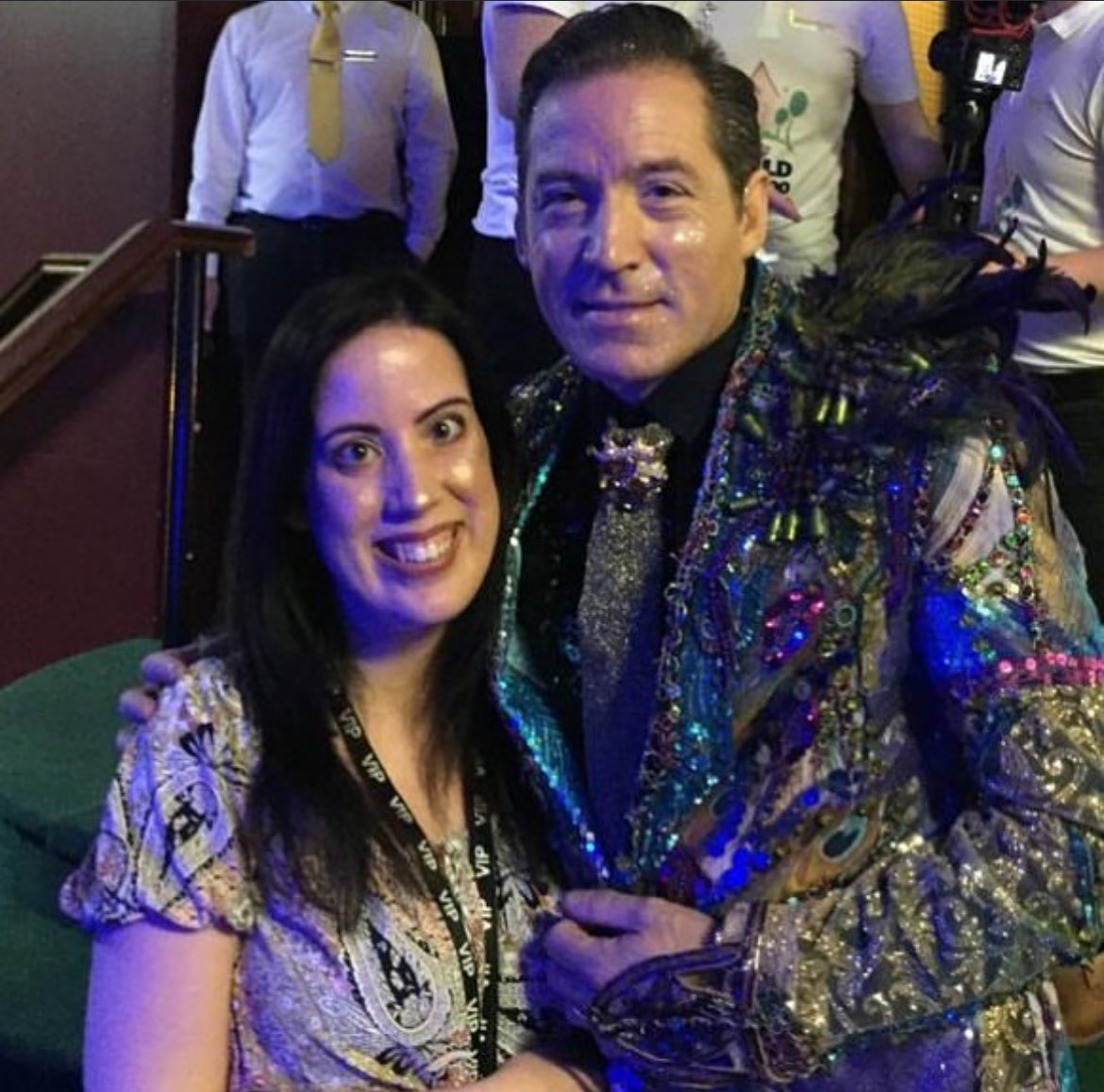 Absolutely heartbroken to hear of the passing of the legend that is Julian Benson 🥺😢💔 he was a gent and it was a pleasure to meet him 🥰 thank you for the memories over the years and may you now have a “box office gold” time wherever you are 🤗❤️ #CaptainSparkle #ChaChaBoom