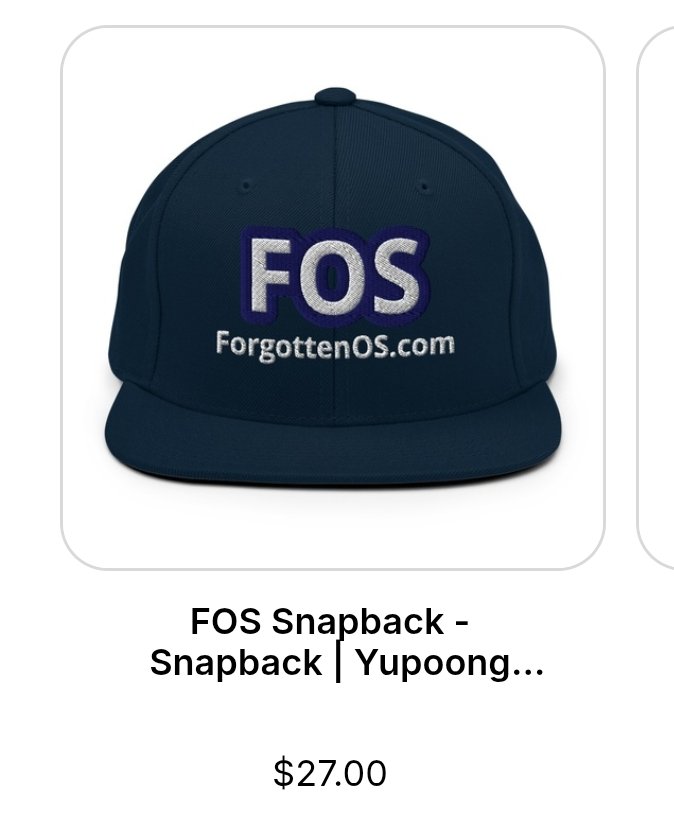 ForgottenOS tweet media