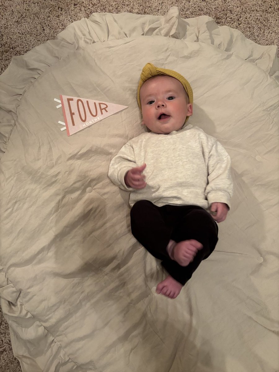 Our precious granddaughter, Ramsey Mae, turned four months old today on Easter Sunday! She has brought some much joy to our family and we thank God for her daily. Deuteronomy 31:8
