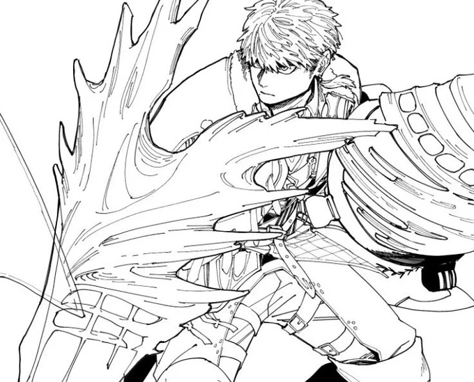 アシンメントリーだからマテンロウより描くの楽かもな〜と思っていた私へ 
全くそんなことはない
私より 