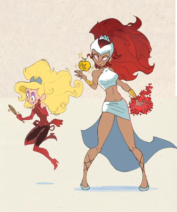 The Goddess of Chaos meets the Queen of Chaos 
