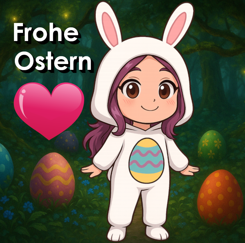 Gameplayerin's tweet photo. Ich wünsche euch allen wundervolle Ostertage! ❤️
#Ostern2025 #Gameplayerin https://t.co/foO15yEqT0