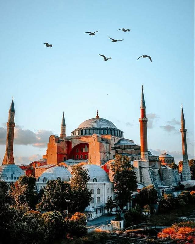 A Beautiful Morning at Hagia Sofia❤️, Istanbul, Turkey 🇹🇷🔥🫶🌈