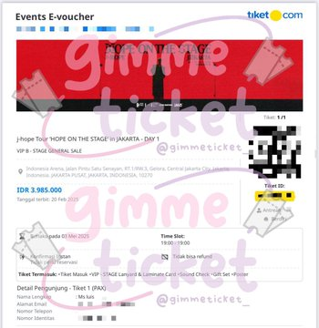 Gimme Ticket - Jastip TDS 4 tweet media