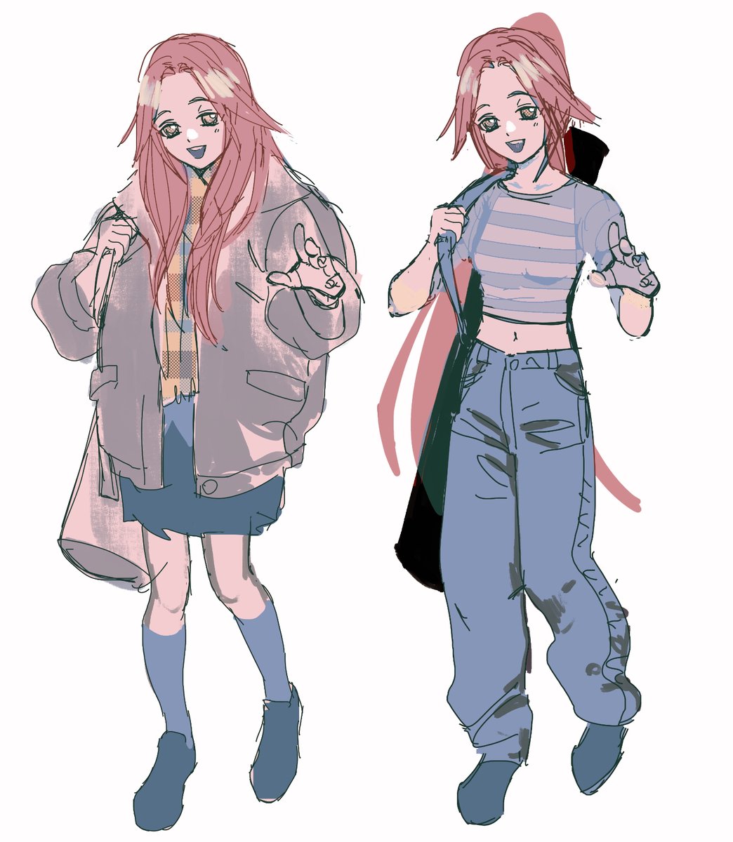 theyoungdoyler's tweet image. Alternate Abby outfits for horror project