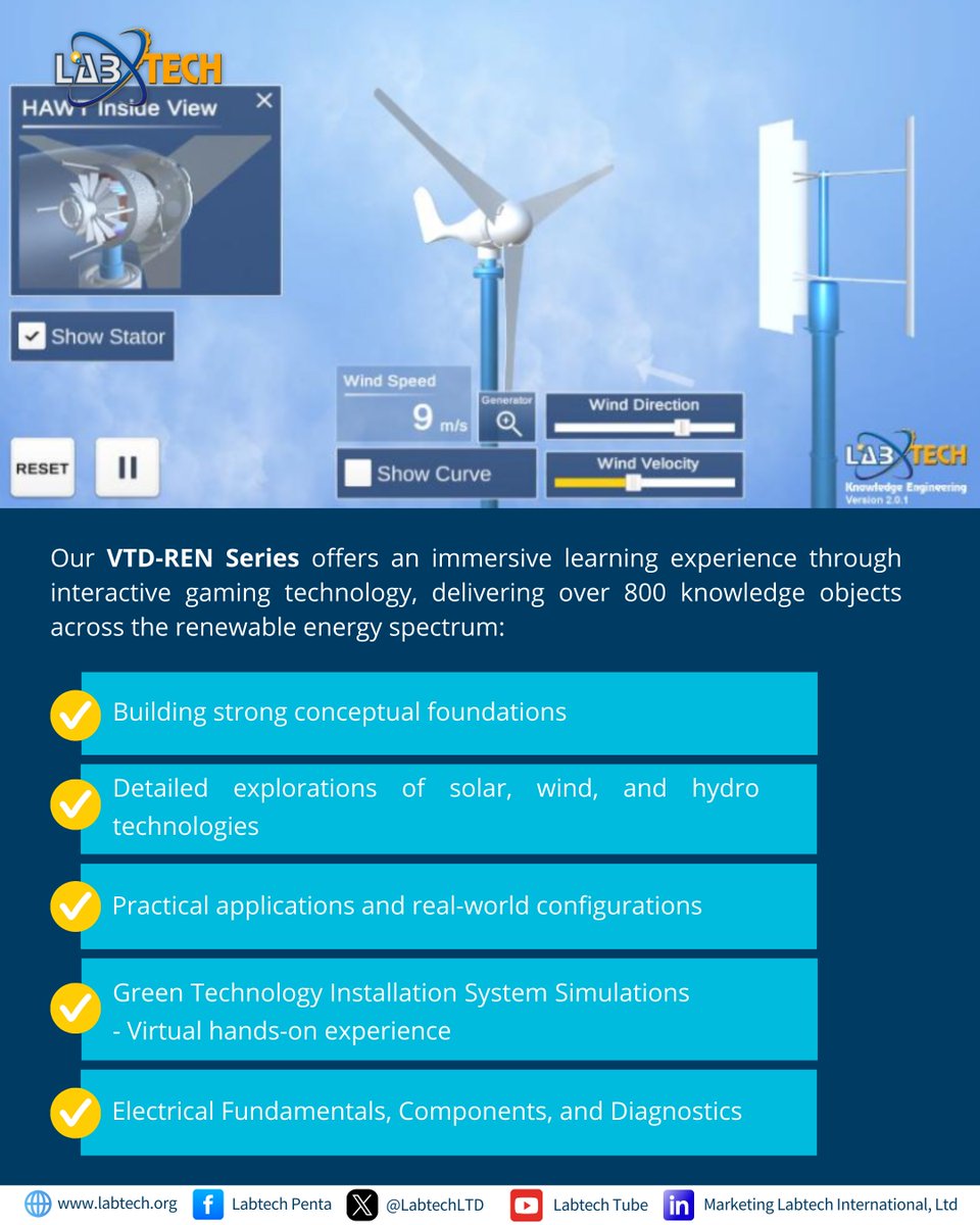LabtechLTD's tweet image. Traditional textbooks can&apos;t spin 360°. Our 3D models can. Labtech&apos;s Virtual #TVET transforms renewable energy digital content education with interactive gaming  technology that brings complex green energy concepts to life!