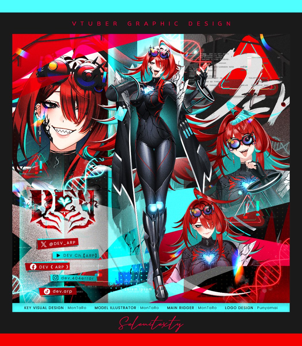 Selenitexty's tweet image. ˚ ˗ˏˋ  Vtuber graphic design  ˊˎ˗ ˚

Designing for DEV from Utopia was such a fun project! I loved the character, colors, and theme   super cool.
Hope everyone shows P’ DEV lots of love!

#VTuberAssets #DEVARP #ARProject #UtopiaARP #Vtuber #Selenitexty