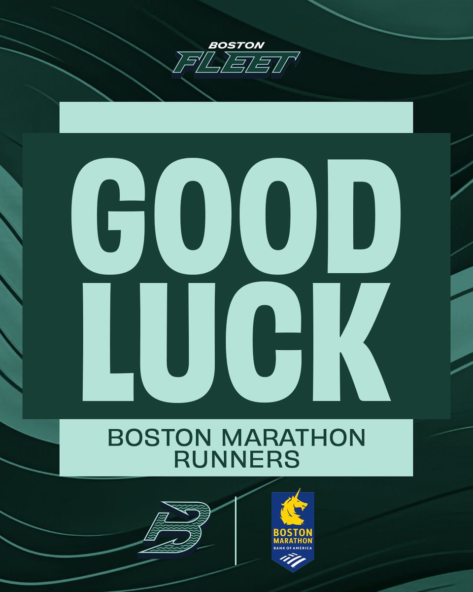 Wishing our Boston Marathon athletes the best of luck today!!! 👏