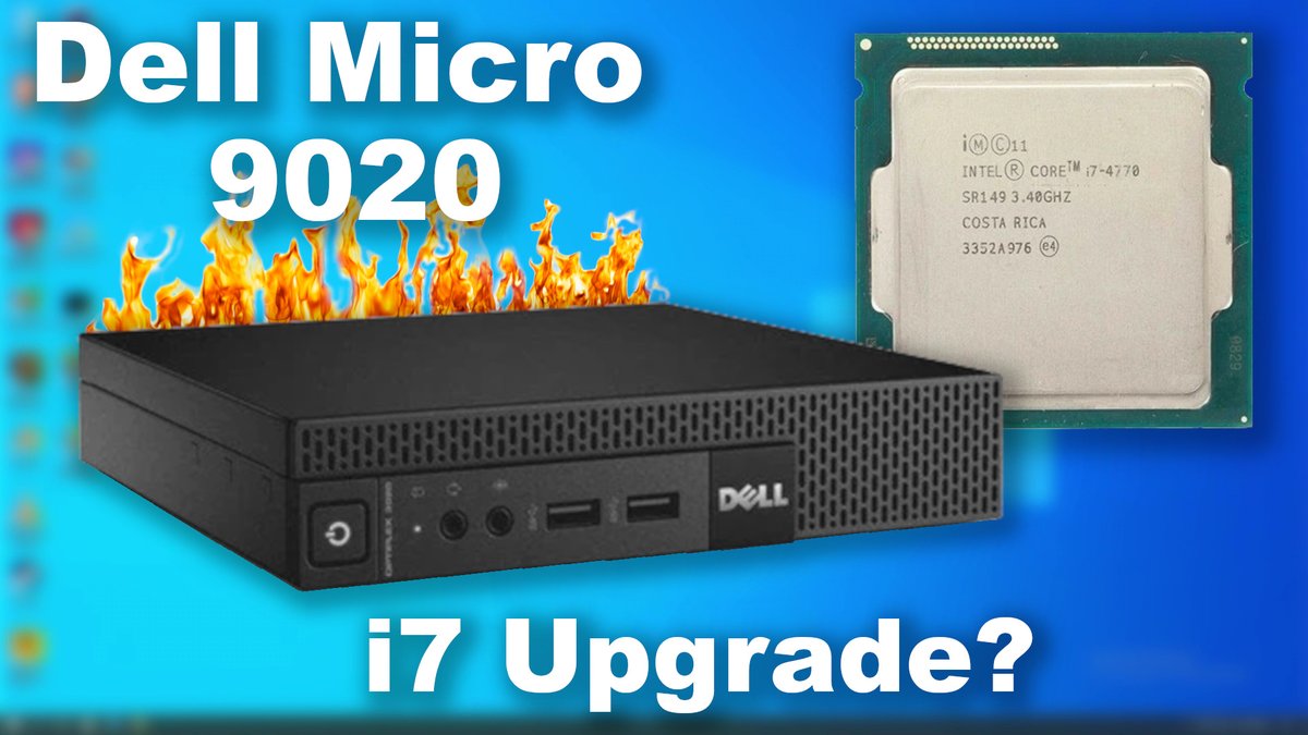 Jims_junk1's tweet photo. Will it Post?  Dell Micro 9020 i7 upgrade - Haswell i3 4160T to i7 4770 - Heatsink Lapping
https://t.co/49xEITaQbR https://t.co/O6YUbV2rfI