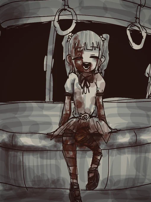 これは以前レティクル座妄想の収録曲を聴きながら描いた絵たちです