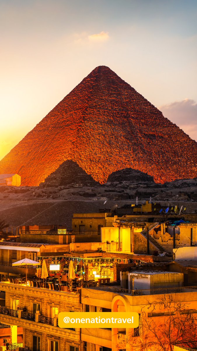 OneNationTravel's tweet photo. Golden hour at the Pyramids ✨🇪🇬
Experience the magic of Egypt with One Nation Travel.

📍 Book your Egypt tour now 👇
🔗 https://t.co/nR37iIuxfx

#Egypt #TravelTuesday #GizaPyramids #OneNationTravel #TravelDeals #ExploreEgypt #Wanderlust #TravelMore https://t.co/DTpPmHUk2q