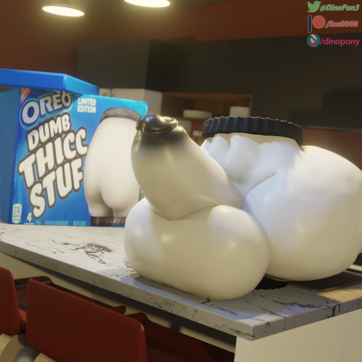 Here's the dick I suck everytime I eat an Oreo cookie. It always feels so good hehe glk glk glk glkkkk